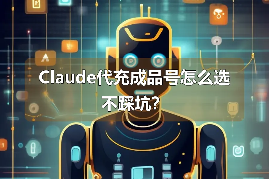 Claude代充成品号怎么选不踩坑?